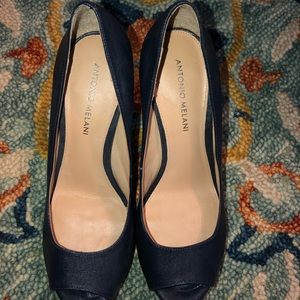 Antonio Melani Navy Heels
